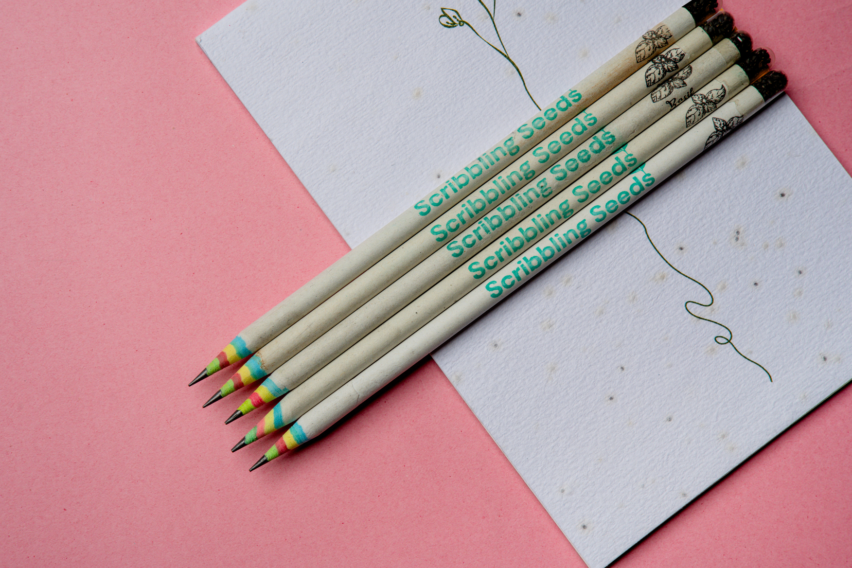 Plantable Rainbow Pencil